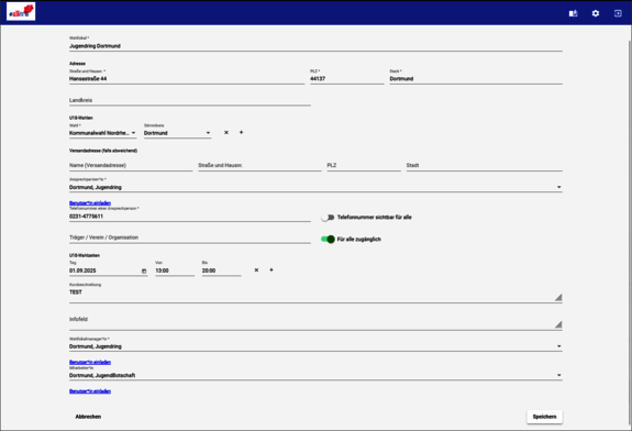U16-Wahl_NRW_Wahllokal_anlegen